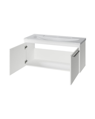 CATANIA - 80 Тумба подвесная белая (эмаль) / раковина