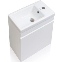 Тумба под раковину Style Line Compact 40 Люкс СС-00000248 подвесная Белая