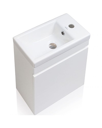 Тумба под раковину Style Line Compact 40 Люкс СС-00000248 подвесная Белая