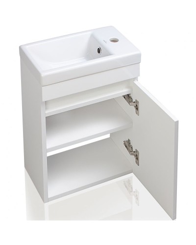Тумба под раковину Style Line Compact 40 Люкс СС-00000248 подвесная Белая