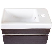 Тумба под раковину Style Line Compact 40 Люкс СС-00000417 подвесная Венге