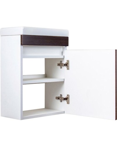 Тумба под раковину Style Line Compact 40 Люкс СС-00000417 подвесная Венге