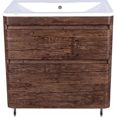 Тумба под раковину Style Line Атлантика 80 Люкс Plus ЛС-00000665 Старое дерево