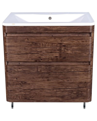 Тумба под раковину Style Line Атлантика 80 Люкс Plus ЛС-00000665 Старое дерево