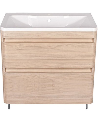 Тумба под раковину Style Line Атлантика 80 Люкс Plus ЛС-00000688 Ясень перламутр