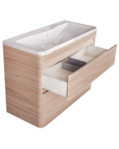 Тумба под раковину Style Line Атлантика 80 Люкс Plus ЛС-00000688 Ясень перламутр