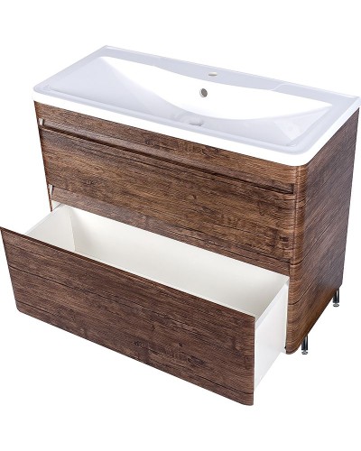 Тумба под раковину Style Line Атлантика 100 Люкс Plus ЛС-00000614 Старое дерево