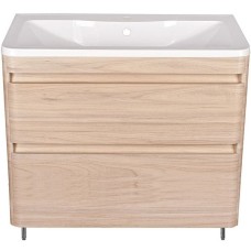 Тумба под раковину Style Line Атлантика 100 Люкс Plus ЛС-00000682 Ясень перламутр