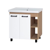 Крафт - 80 Тумба напольная 2 дв. / раковина