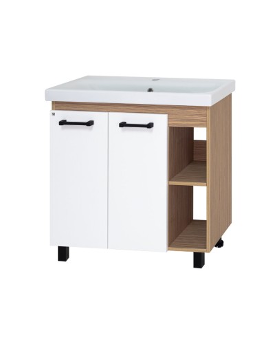 Крафт - 80 Тумба напольная 2 дв. / раковина