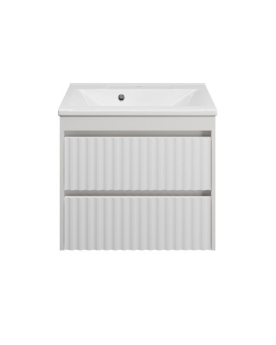 BALATON - 65 Тумба подвесная с 2 ящ., белый / раковина