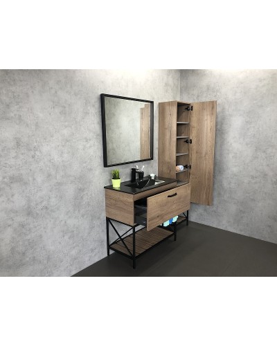 Тумба с раковиной Comforty Бредфорд 90 00004148003 Дуб темный