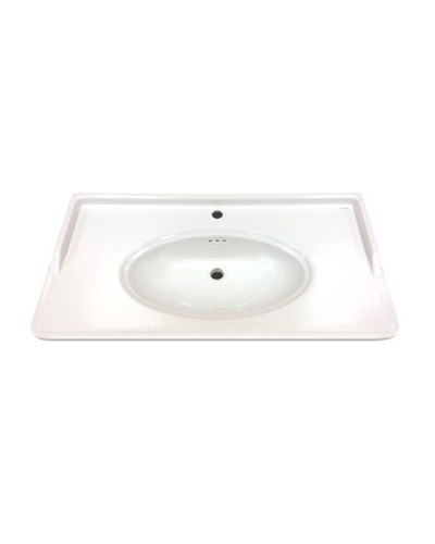 Тумба с раковиной Comforty Павия 100 00004147999 Белый глянец