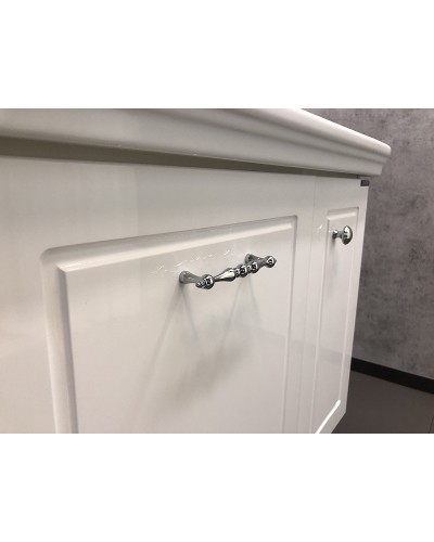 Тумба с раковиной Comforty Палини 100 00004148011 подвесная Белый глянец