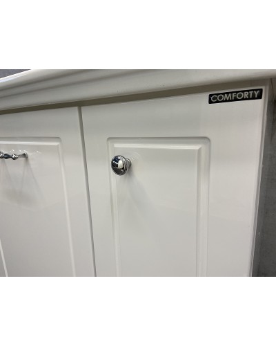 Тумба с раковиной Comforty Палини 100 00004148011 подвесная Белый глянец