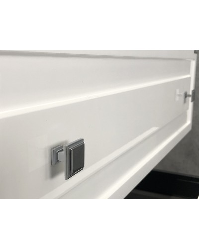 Тумба с раковиной Comforty Феррара 100 00004148009 подвесная Белый глянец