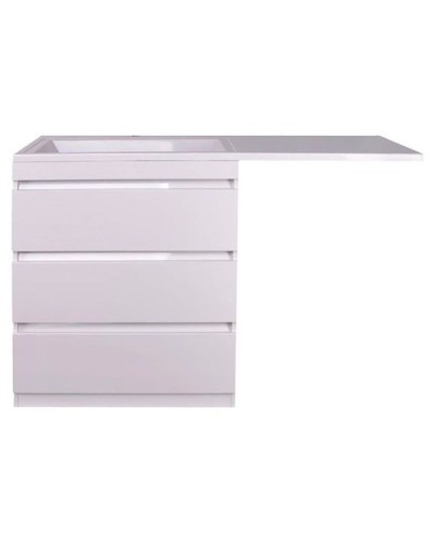 Тумба под раковину Style Line Даллас 140 Люкс Plus Белая