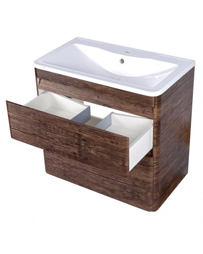 Тумба под раковину Style Line Атлантика Люкс Plus 60 СС-00002207 Старое дерево