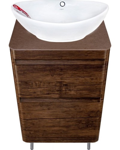 Тумба под раковину Style Line Атлантика Люкс Plus 60 СС-00002207 Старое дерево