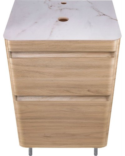 Тумба под раковину Style Line Атлантика Люкс Plus 60 СС-00002216 Ясень перламутр