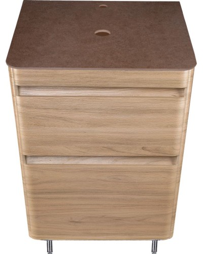 Тумба под раковину Style Line Атлантика Люкс Plus 60 СС-00002216 Ясень перламутр