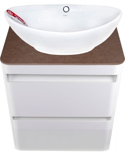 Тумба под раковину Style Line Атлантика Люкс Plus 60 СС-00002206 подвесная Антискрейч