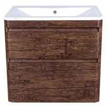 Тумба под раковину Style Line Атлантика Люкс Plus 60 СС-00002205 подвесная Старое дерево