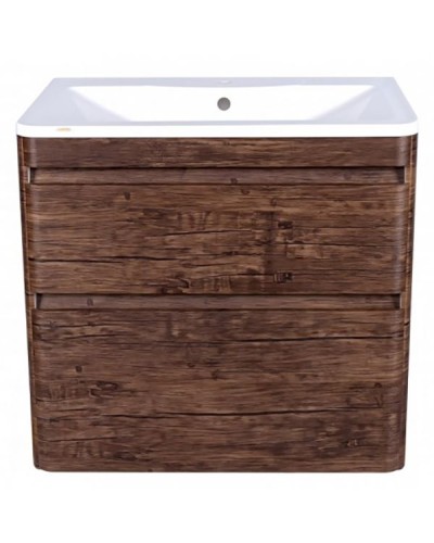 Тумба под раковину Style Line Атлантика Люкс Plus 60 СС-00002205 подвесная Старое дерево