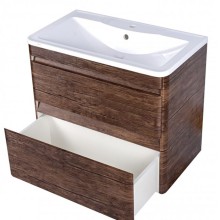 Тумба под раковину Style Line Атлантика Люкс Plus 60 СС-00002205 подвесная Старое дерево