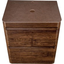 Тумба под раковину Style Line Атлантика Люкс Plus 60 СС-00002205 подвесная Старое дерево