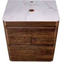 Тумба под раковину Style Line Атлантика Люкс Plus 60 СС-00002205 подвесная Старое дерево