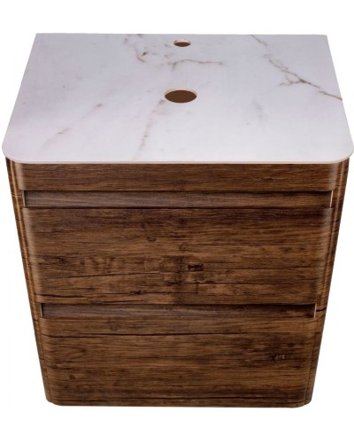 Тумба под раковину Style Line Атлантика Люкс Plus 60 СС-00002205 подвесная Старое дерево