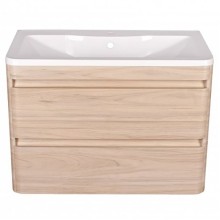 Тумба под раковину Style Line Атлантика Люкс Plus 60 СС-00002217 подвесная Ясень перламутр