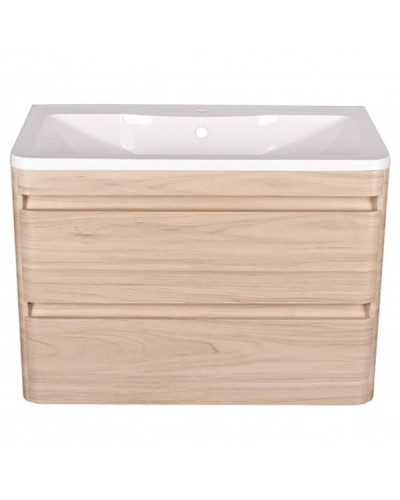 Тумба под раковину Style Line Атлантика Люкс Plus 60 СС-00002217 подвесная Ясень перламутр