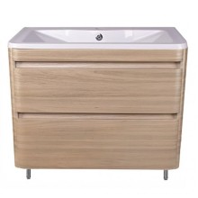 Тумба под раковину Style Line Атлантика Люкс Plus 90 СС-00002218 Ясень перламутр