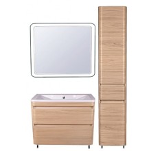 Тумба под раковину Style Line Атлантика Люкс Plus 90 СС-00002218 Ясень перламутр