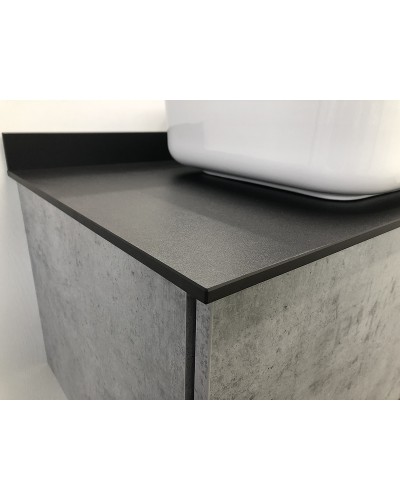 Тумба с раковиной Comforty Эдинбург 90 00004147997 подвесная Бетон светлый