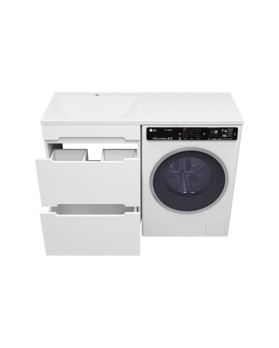 Байкал - 55 Тумба под стиральную машину 2 ящ .ПВХ / раковина левая