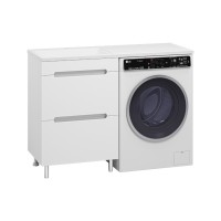 Байкал - 55 Тумба под стиральную машину 2 ящ .ПВХ / раковина левая