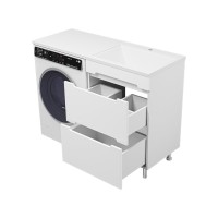 Байкал - 55 Тумба под стиральную машину 2 ящ .ПВХ / раковина правая