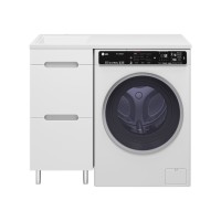 Байкал - 40 Тумба под стиральную машину 2 ящ .ПВХ / раковина левая