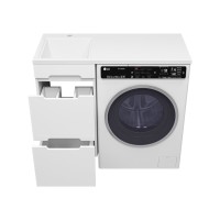 Байкал - 40 Тумба под стиральную машину 2 ящ .ПВХ / раковина левая