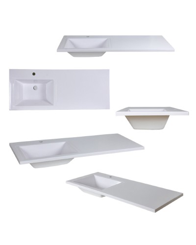 Байкал - 40 Тумба под стиральную машину 2 ящ .ПВХ / раковина левая