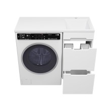 Байкал - 40 Тумба под стиральную машину 2 ящ .ПВХ / раковина правая