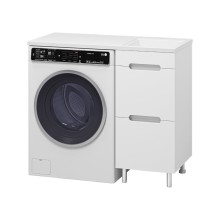 Байкал - 40 Тумба под стиральную машину 2 ящ .ПВХ / раковина правая