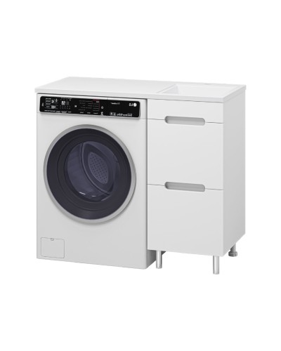 Байкал - 40 Тумба под стиральную машину 2 ящ .ПВХ / раковина правая