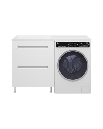 Байкал - 70 Тумба под стиральную машину 2 ящ .ПВХ / раковина левая