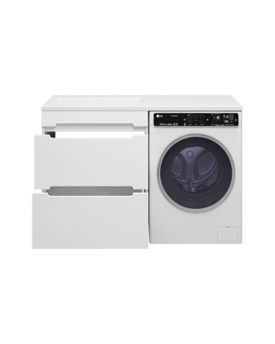 Байкал - 70 Тумба под стиральную машину 2 ящ .ПВХ / раковина левая