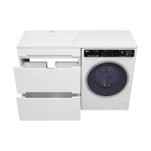 Байкал - 70 Тумба под стиральную машину 2 ящ .ПВХ / раковина левая