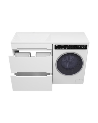 Байкал - 70 Тумба под стиральную машину 2 ящ .ПВХ / раковина левая